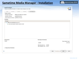 Sametime Media Manager - Installation 
