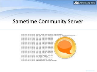 Sametime Community Server 