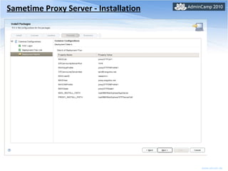 Sametime Proxy Server - Installation 