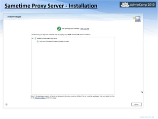 Sametime Proxy Server - Installation 