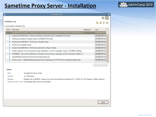 Sametime Proxy Server - Installation 