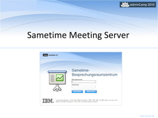 Sametime Meeting Server 