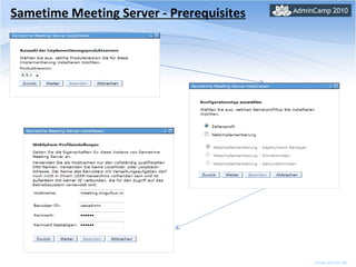 Sametime Meeting Server - Prerequisites 