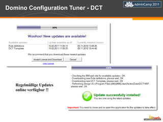 Domino Configuration Tuner - DCT Regelmäßige Updates online verfügbar !! 