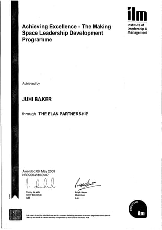 NVQ 4 Eqv Leadership Development Certificate
