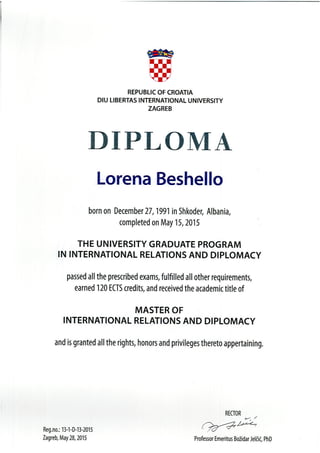 Diploma MA