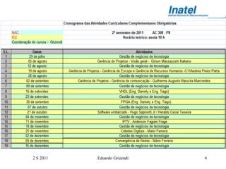 2 S 2011   Eduardo Grizendi   4
 