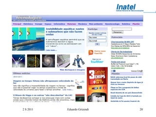 2 S 2011   Eduardo Grizendi   20
 