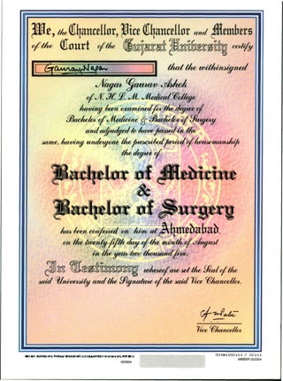 MB BS Degree