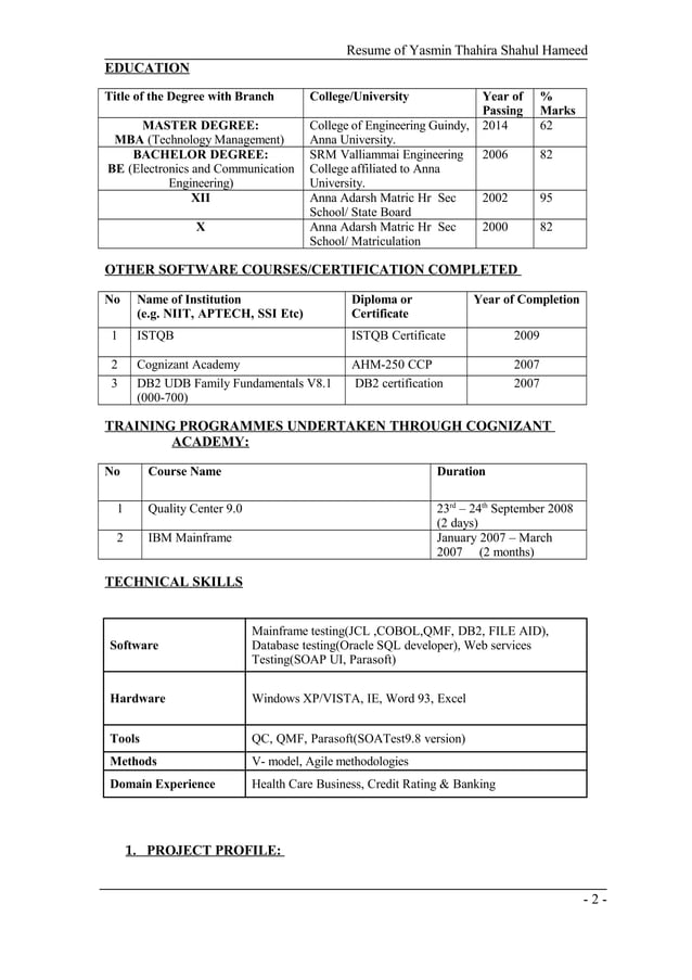 Yasmin-Manual plus Mainframe Testing | PDF