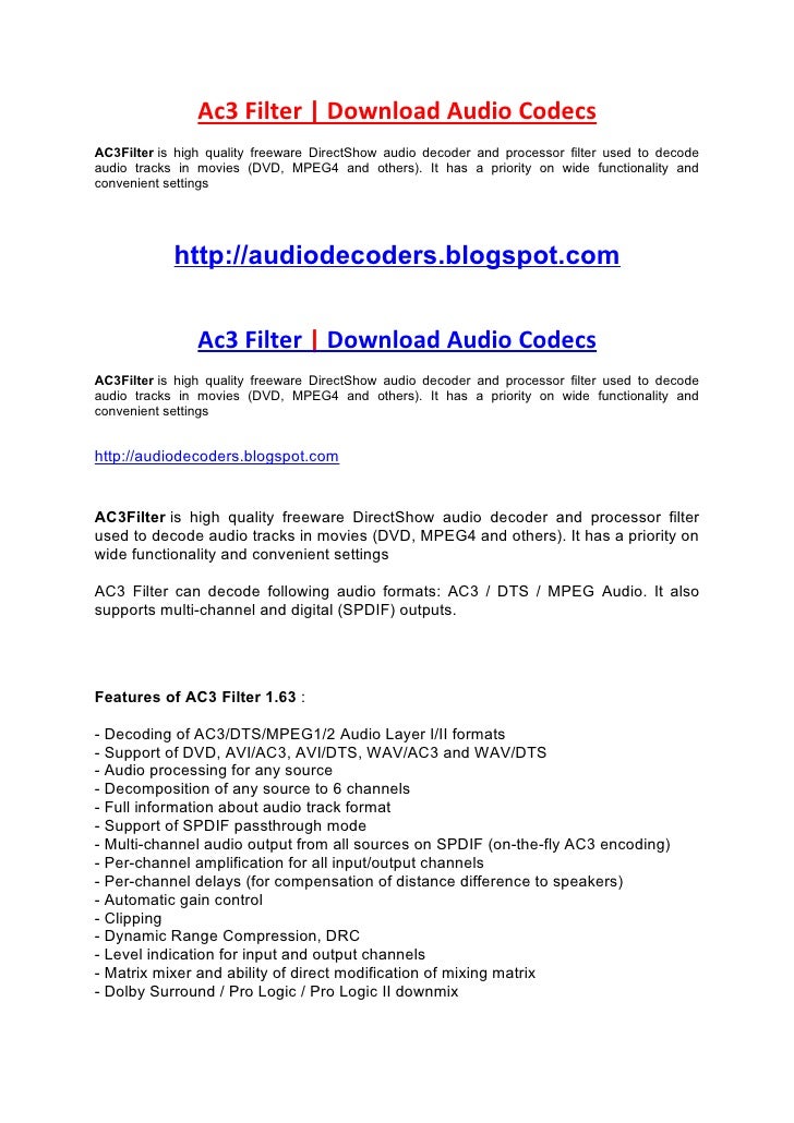 ac3 filter download for android
