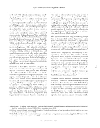 7 9
Regionalna škola tranzicione pravde - Zbornik
Fond za humanitarno pravo
od 28. marta 1999. godine i kasnijim svedočenjima na suđe-
njima pripadnicima Škorpiona koji su učestvovali u zločinu
u Podujevu. Manji deo teksta pri kraju posvećen je samim
detaljima oko izložbe - ko su organizatori, gde se održava
itd. U samom pisanju teksta vidljivo je da je akcenat stavljen
na ljudski aspekt priče, s obzirom da su u centralnom delu
teksta patnja i iskustvo samih aktera bez preteranog dava-
nja značaja nekim drugim sporednim stvarima vezanim za
samu izložbu. Više o izložbi i onome što je njeno organi-
zovanje značilo onima koji su u njemu aktivno učestvovali
može se videti u članku pod nazivom “Ko se plaši izložbe
o zločinu” autorke Mie David, direktorke Kulturnog centra
Beograda, takođe objavljenom na web stranici Radija Slo-
bodne Evrope294
u okviru autorkine kolumne “Iz mog ugla”.
Tekst je objavljen 16. decembra, dakle dva dana pre održa-
vanja izložbe. U samom tekstu govori se o tome kako je odr-
žavanje izložbe planirano već dve godine i da je izložba stal-
no iznova odlagana usled raznoraznih okolnosti. Kritikuje
se količina političkog pritiska u medijima od strane onih
snaga kojima smeta održavanje takve izložbe i raspravlja o
njenom značaju za kulturu, koja pak predstavlja jedan od
osnovnih sastojaka nacionalnog identiteta. Na kraju, kako se
kaže u samom članku, bilo je od izuzetne važnosti da izložba
bude održana u prostorijama jedne zvanične institucije jer
su ljudski životi bitniji od svake politike.
Interesantan je članak Marka Simonovića u magazinu Pe-
ščanik pod nazivom “Odakle su deca porodice Bogujevci?”
objavljen 4. januara nove 2014. godine295
, dakle dve nedelje
nakon održavanja izložbe. Predmet članka je sama izložba
i simbolika onoga što se dogodilo porodici Bogujevci, a što
se prema autoru može povezati sa svime što se dešavalo na
Kosovu kao i sa ukupnim albansko-srpskim odnosima. Pre-
ma autoru, radi se o nesvakidašnjoj situaciji u kojoj je jedan
organ Republike Srbije spasavao pet dečjih života (konkret-
no SAJ i njihov komandant Spasoje Vulević “Vuk” koji je i
prisustvovao održavanju same izložbe u Kulturnom centru
Beograda) od sigurne smrti koju im je pripremio drugi or-
gan te iste Republike Srbije (jedinica Škorpioni). Za auto-
ra je ključan trenutak, kako sam kaže, “pripuštanja” dece
Bogujevci u zdravstveni sistem Republike Srbije. To je bio
potez kojim su sačuvani njihovi životi. Autor govori o tri
“pripuštanja” Bogujevaca u sistem Republike Srbije. Nakon,
kako sam autor kaže, “ogromnog i neoprostivog isključenja
iz svakog ljudskog poretka i prepuštanja nemilosti Škorpi-
ona”, Bogujevci su “pripušteni” u zdravstveni sistem jer su
“nosili preteške rane da bi im se uskratila pomoć”, zatim u
sudski sistem jer su “nosili preteška svedočanstva da bi im se
uskratila mogućnost da svedoče” i na kraju u kulturni centar
glavnog grada jer su “doneli izložbu za koju su se Dačić i
Vučić saglasili da ‘treba da bude održana’.”
Autor govori o neprikladnosti prvog pitanja koje je premijer
Dačić na otvaranju izložbe postavio Bogujevcima, a koje je
glasilo: “Odakle ste?” Ipak, autor smatra da je produktivno
razmatrati odnos Bogujevaca i Srbije upravo kroz takvo pi-
tanje koje je, kako sâm autor kaže, “možda i postavljeno sa
najboljom namerom, ali su iz njega odzvonili sva praznina i
nerazumevanje koji Srbiju dele od dece porodice Bogujevci”.
Završivši priču o “tri pripuštanja”, autor zaključuje da izlož-
ba predstavlja zatvaranje kruga. Kako autor kaže, država Sr-
bija je nakon zločina Škorpiona spasila živote petoro dece
Bogujevaca, a danas svojom izložbom “Bogujevci – vizuelna
istorija, omaž svim porodicama i žrtvama rata” deca Bogu-
jevci “spasavaju Srbiju [...] svojim mirom, ali i produktivnim
nemirom, svojom gotovo nepodnošljivom normalnošću,
neogorčenošću i spremnošću da svoju priču ispričaju u Be-
ogradu”. Kako autor zaključuje, ovo troje umetnika “nesa-
merljivi sa nama po iskustvima i pripadanju stoje tamo gde
mi nikada ne možemo biti i svojom pričom nam ne daju da
ih zaobiđemo, previdimo ili zaboravimo.”
Značajan je članak u magazinu Kontrapress pod nazivom
“Suočavanje s umetnošću” autorke Žarke Radoja, objavljen
19. decembra, dan nakon otvaranja izložbe.296
Osim kratkog
uvoda u kome je par rečenica posvećeno desničarskim de-
monstrantima koji su protestovali u vreme otvaranja izlož-
be, najveći deo članka posvećen je samoj izložbi, svedočan-
stvu dece Bogujevci kao i značaju same izložbe u procesu
normalizacije odnosa među nekada sukobljenim narodima
sa prostora bivše Jugoslavije, koja tom procesu daje svoj do-
294 Mia David, “Ko se plaši izložbe o zločinu?”, Zvanična web stranica RSE, dostupno na: http://www.slobodnaevropa.org/content/mia-
david-ko-se-plasi-izlozbe-o-zlocinu/25202423.html, pristupljeno: januar 2013.
295 Marko Simonović, “Odakle su deca porodice Bogujevci?”, Peščanik.net, dostupno na: http://pescanik.net/2014/01/odakle-su-deca-poro-
dice-bogujevci/, pristupljeno: januar 2013.
296 Žarko Radoja, “Suočavanje s umetnošću”, Kontrapress.com, dostupno na: http://kontrapress.com/clanak.php?rub=ARTivizam&url=Su-
ocavanje-s-umetnoscu, pristupljeno: januar 2013.
 