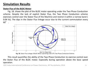 Direct Torque Control of Matrix Converter fed BLDC motor | PDF