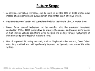 Direct Torque Control of Matrix Converter fed BLDC motor | PDF