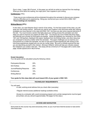 Eng 100 Syllabus Pdf