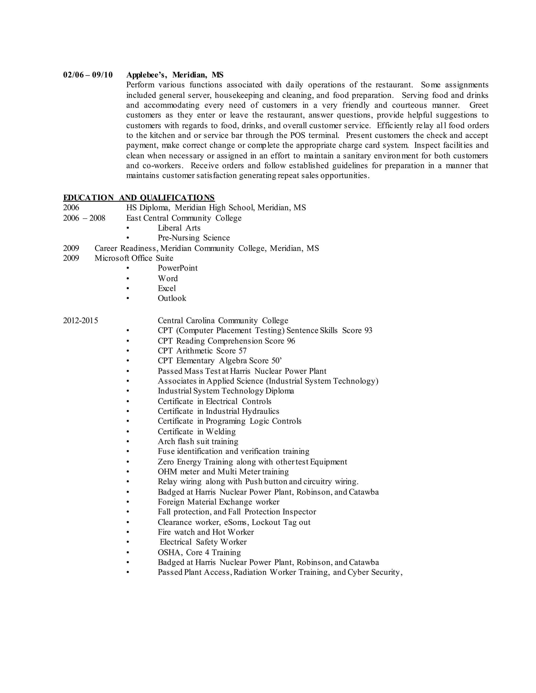Harry L Bell Resume no Attachments - Harry L Bell Resume No Attachments 2 2048 