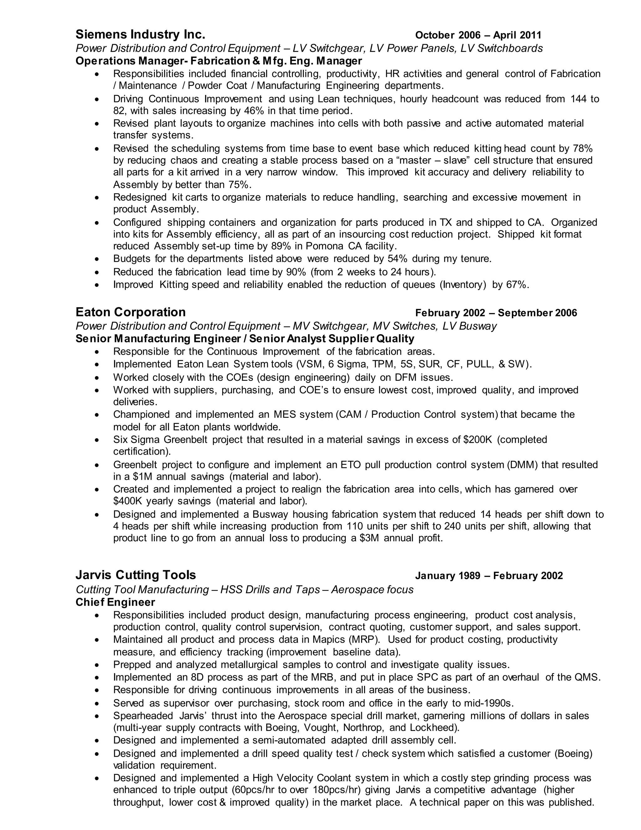 Kevin Resume 3-12-2016 | PDF