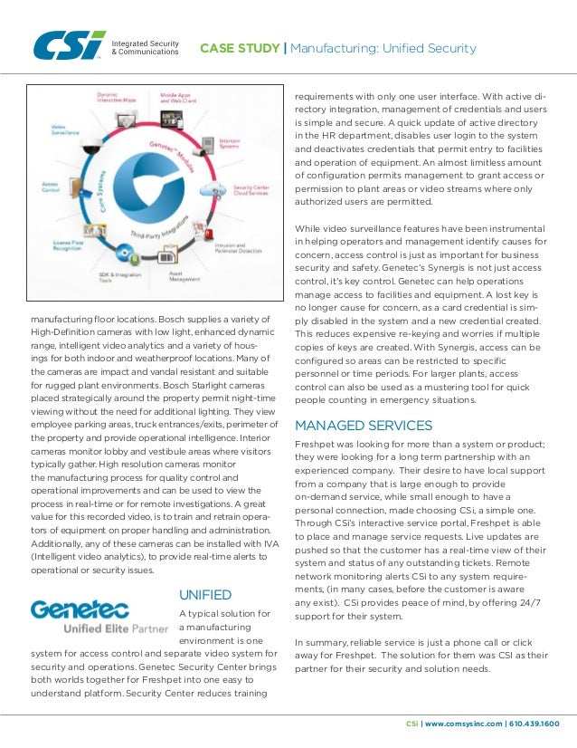 Csi case study picture