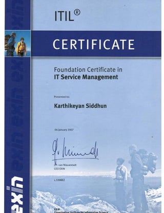 ITSM_Certification