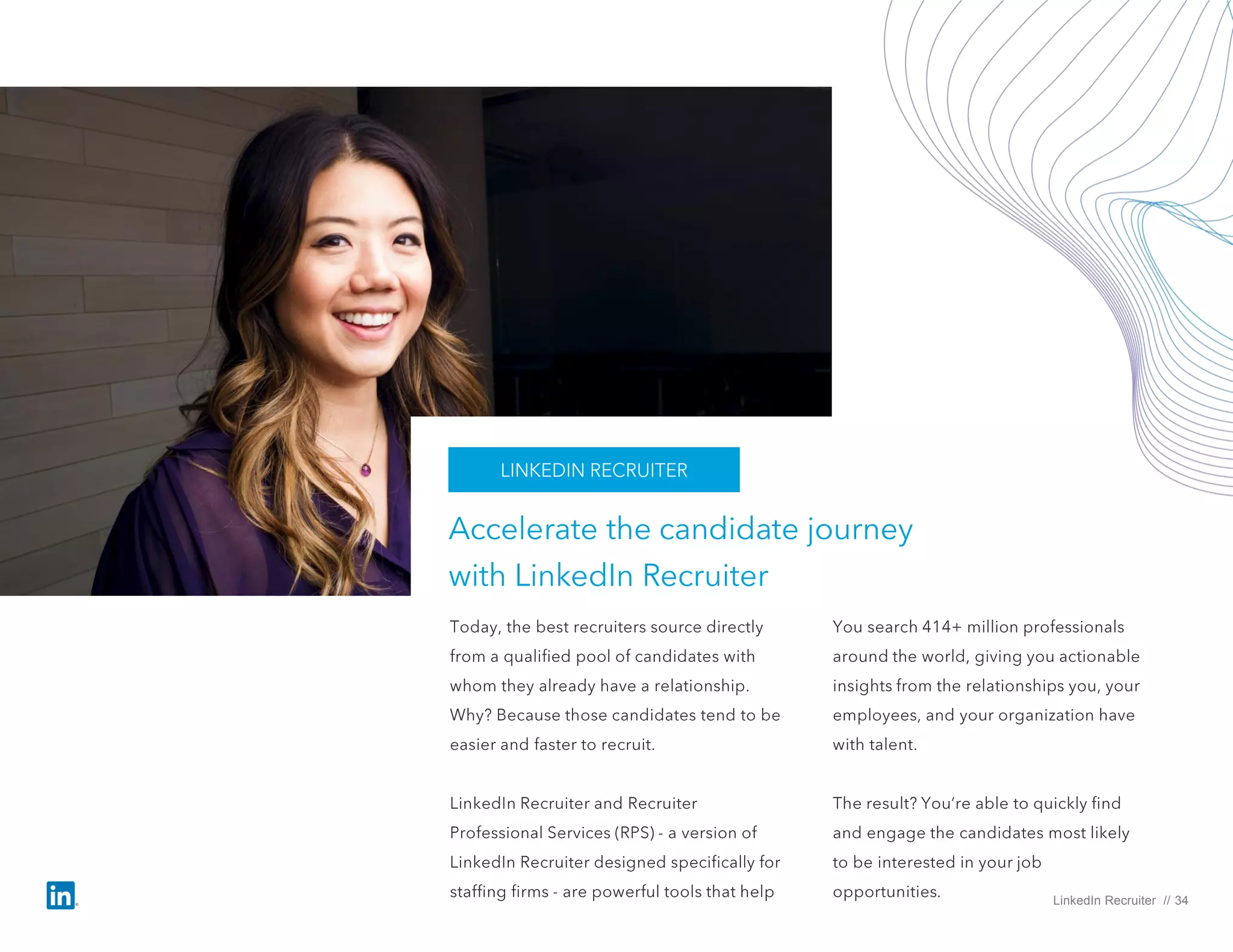 LinkedIn Recruiter // 34
 