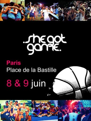 8 & 9 juin
Paris
Place de la Bastille
 