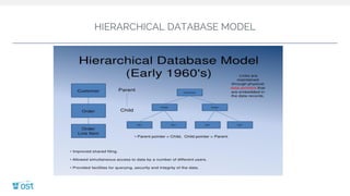 HIERARCHICAL DATABASE MODEL
 