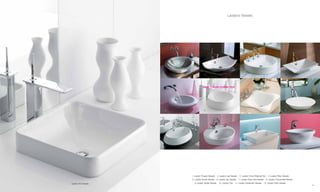 Lavatories                                                       Lavabos Vessels




                          1                2                                                3                                              4




                                          NEED COLOR CORRECTED




                          5                6                                               7                                               8




                          9                10                                              11                                              12




                              1. Lavabo Timpani Vessels     2. Lavabo Leaf Vessels    3. Lavabo Chord Wading Pool       4. Lavabo Rêve Vessels
                              5. Lavabo Ronde Vessels       6. Lavabo Vox Vessels    7. Lavabo Dolce Vita Vessels     8. Lavabo Conical Bell Vessels

     Lavabo Vox Vessels          9. Lavabo Stadia Vessels     10. Lavabo Ove   11. Lavabo Parliament Vessels        12. Lavabo Patio Vessels
24                                                                                                                                                     25
 