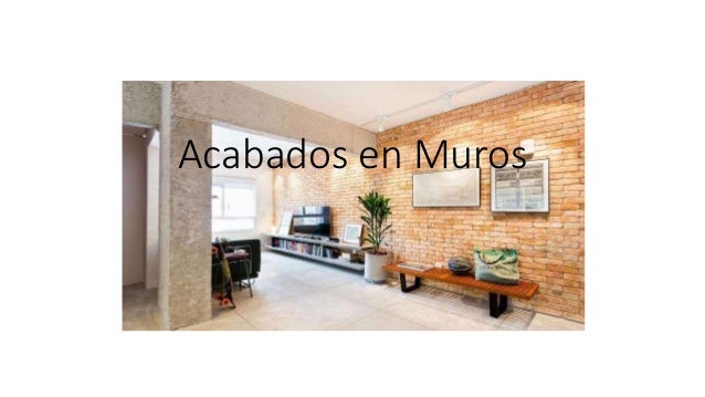 Acabados en-muros