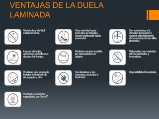 TIPOS DE DUELA LAMINADALaminados hay muchos en el mercado pero no todos cuentan con la cálidad y las características segun el uso que se le va dar:Laminado uso residencial clasico