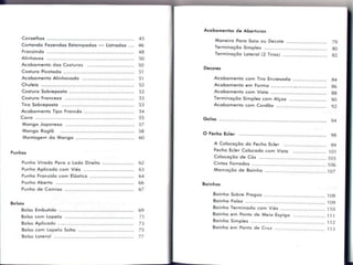 Acabamento de costura