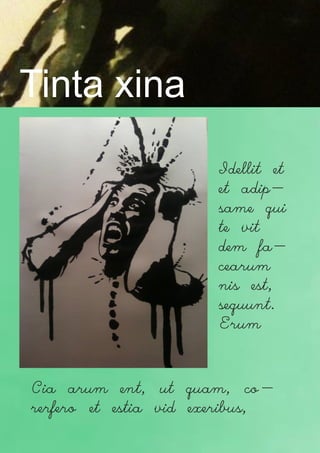 Tinta xina
                       Idellit et
                       et adip-
                       same qui
                       te vit
                       dem fa-
                       cearum
                       nis est,
                       sequunt.
                       Erum



Cia arum ent, ut quam, co-
rerfero et estia vid exeribus,
 