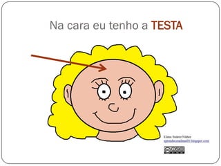 Na cara eu tenho a TESTA
 