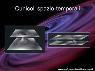 Cunicoli spazio-temporali
www.astronomiavallidelnoce.it
 