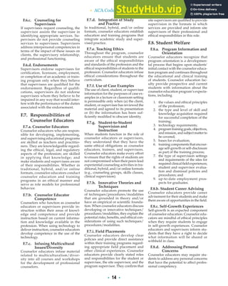 ACA Code Of Ethics As Approved By The ACA Governing Council AMERICAN ...