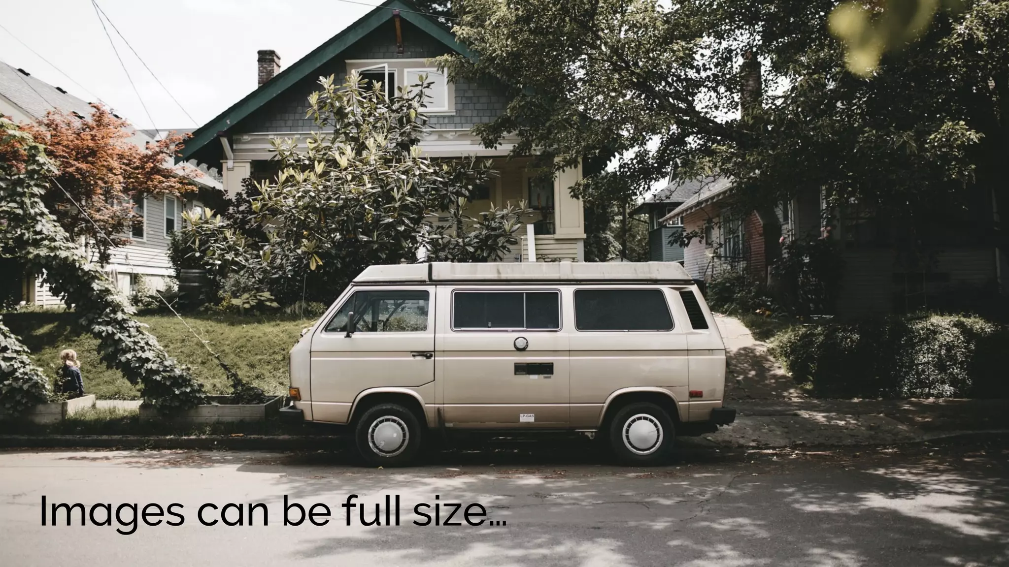 Images can be full size…
 