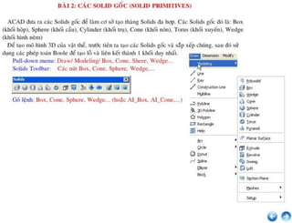 Autocad 3D Tieng Viet