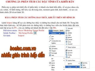 Autocad 3D Tieng Viet