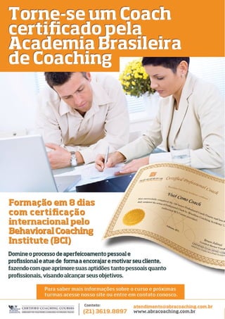 © 2011 - Academia Brasileira de Coaching   17
 