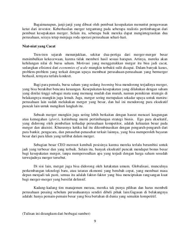 Memahami Integrasi Merger Dan Akuisisi Di Industri Media