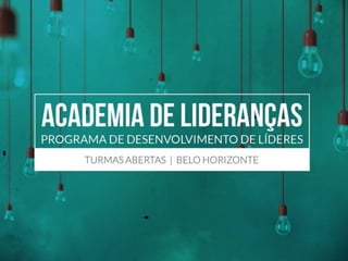 TURMAS ABERTAS | BELO HORIZONTE
 