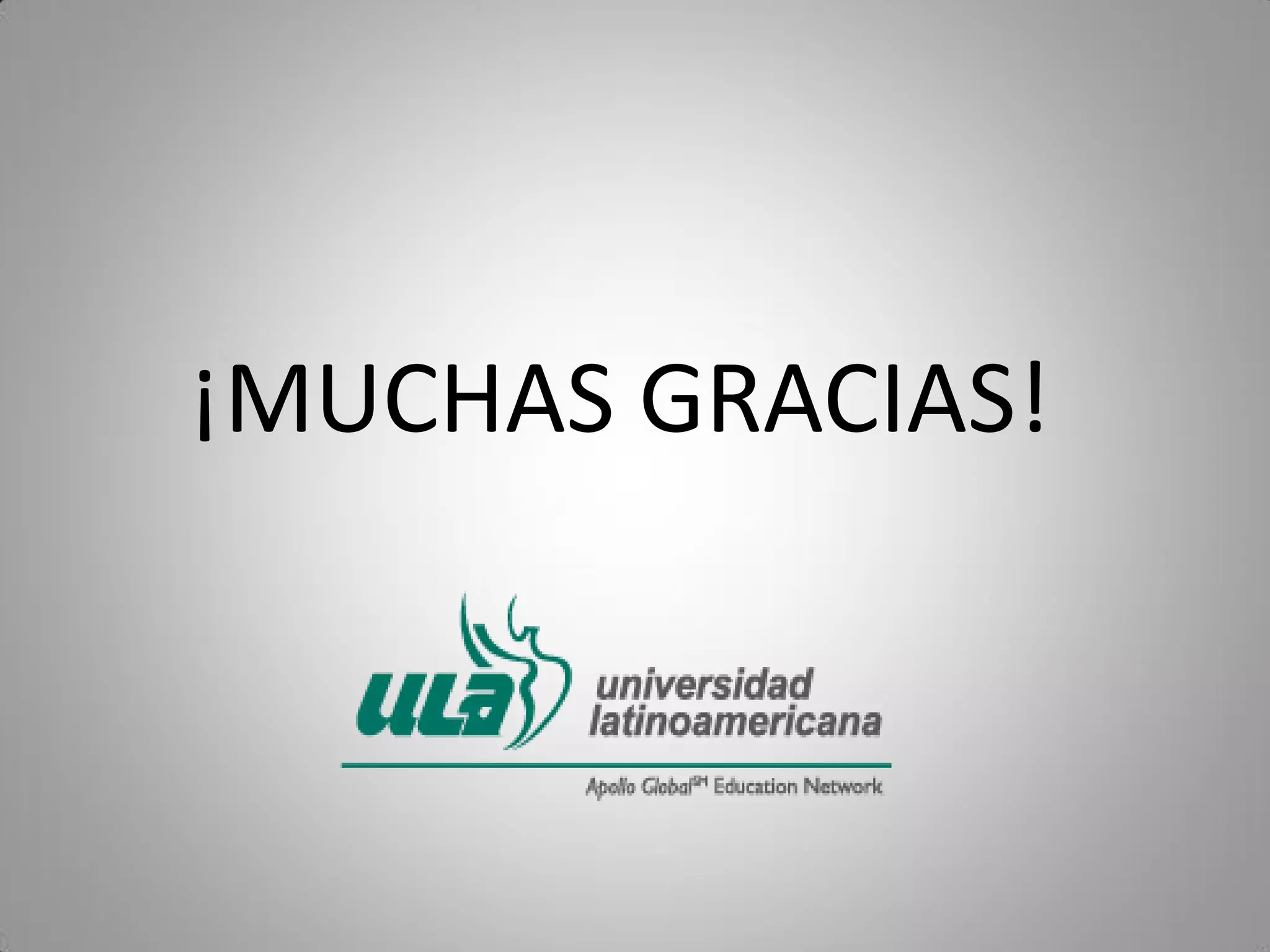 ¡MUCHAS GRACIAS!
 