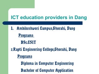 ICT in Higher Education | PPT