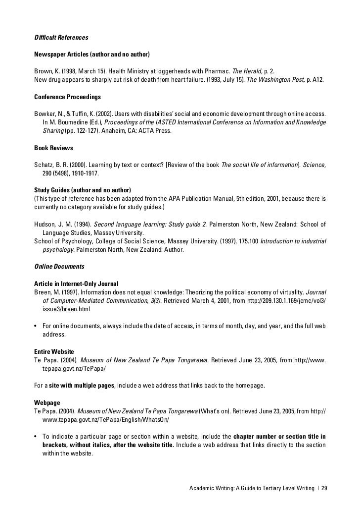 academic writing guide web links in cover letters academia