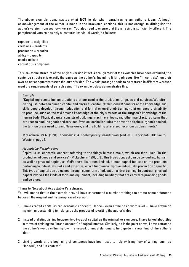 Example of an academic essay image