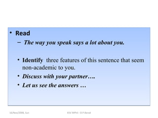 Academic Writing Skills 1 | PPT