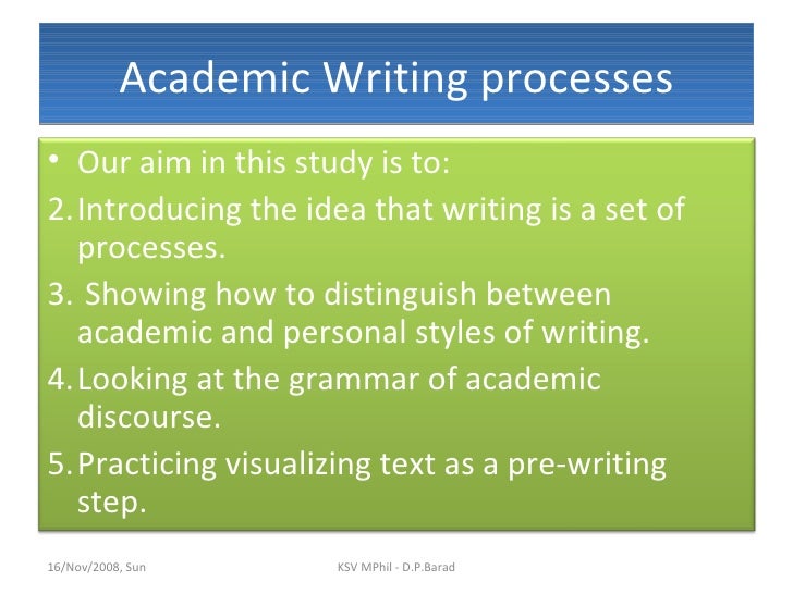 academic writing skills