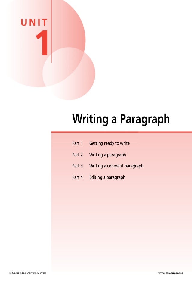 Writing skills cambridge