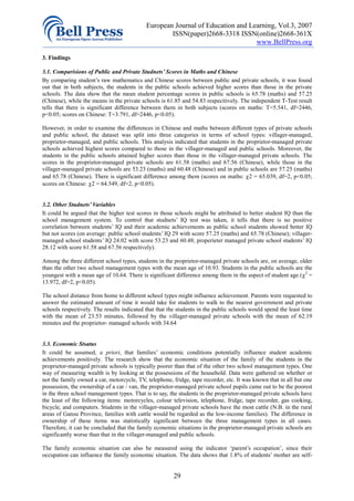 Academic achievement comparison between private and public | PDF