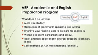 Academic and ESL Expectations for New Students - Summer Term 2015 ...