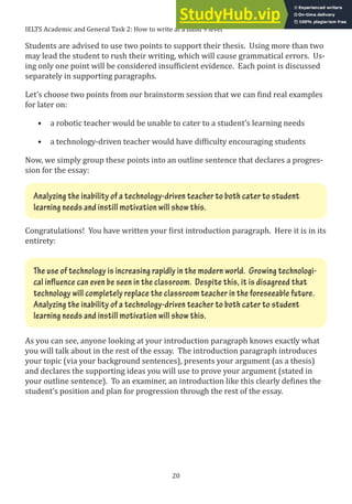 Academic And General Task 2 How To Write At A 9 Level | PDF